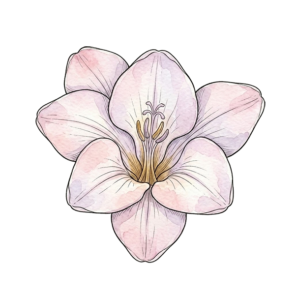 Freesia flower for a DigiBouquet