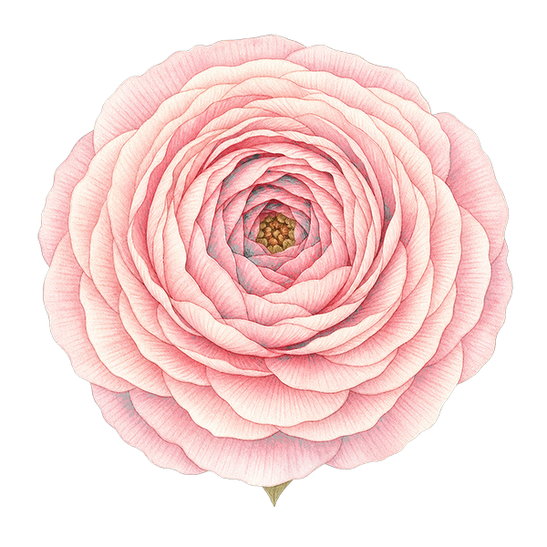 Ranunculus flower meaning for DigiBouquets