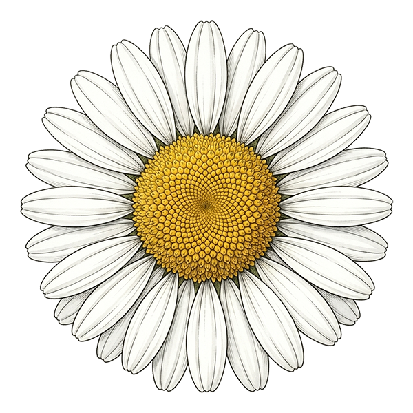 Birthday Sunshine DigiBouquet template Daisy flower